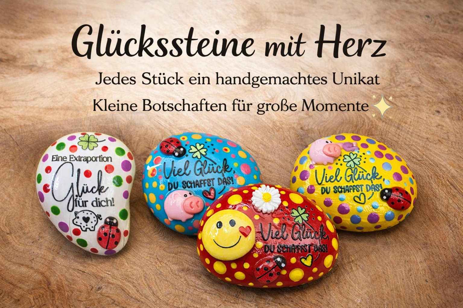 Glück Steine