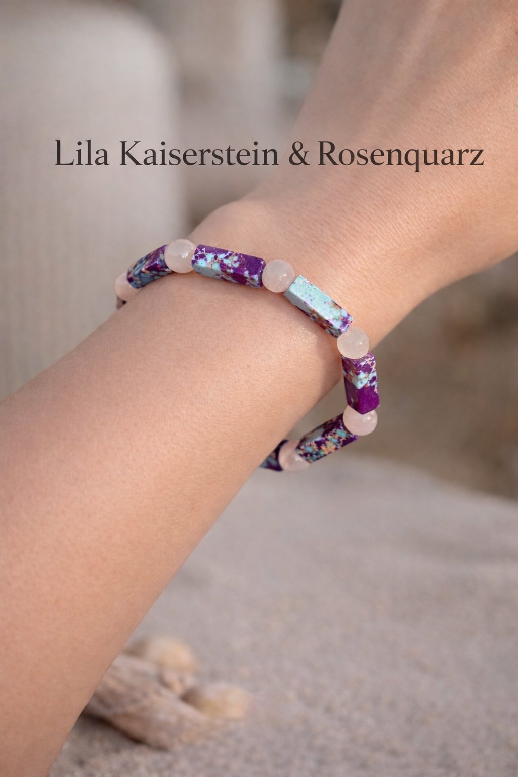 Edelstein und Resin Armbänder