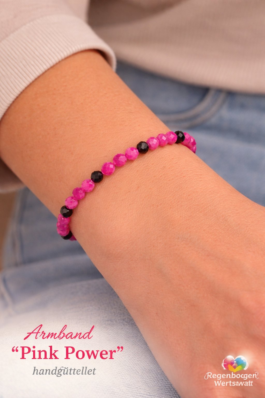 Edelstein und Resin Armbänder