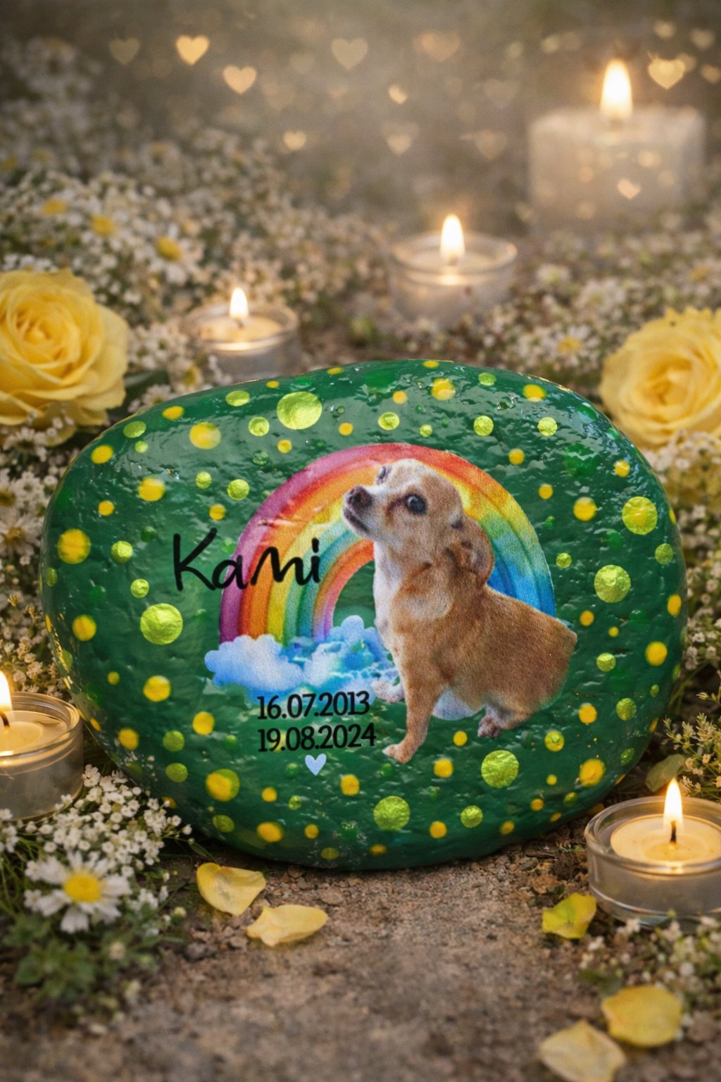 Personalisierte Steine