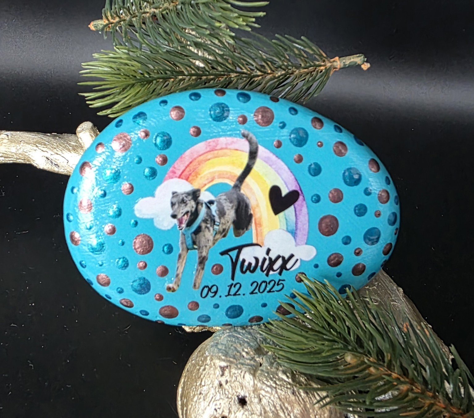 Personalisierte Steine