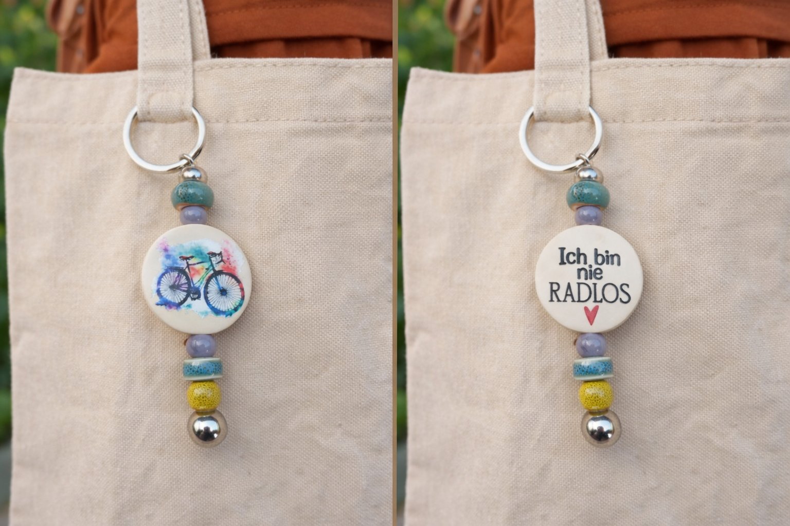 Taschenanhänger Fahrrad