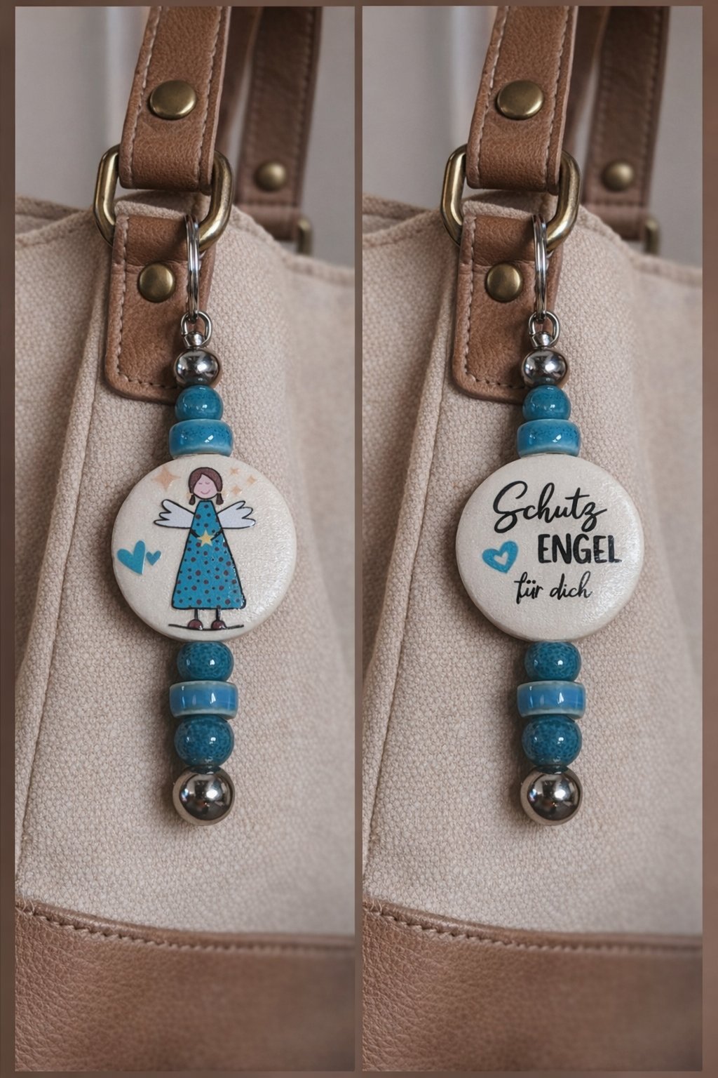 Taschenanhänger Schutzengel