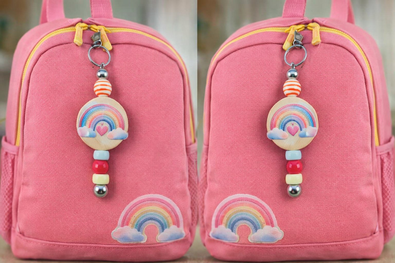 Taschenanhänger Regenbogen