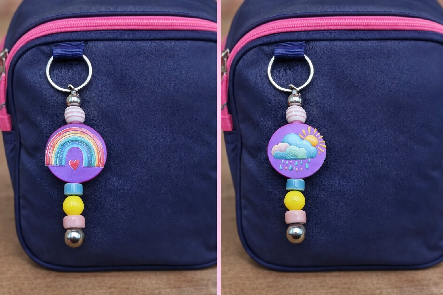 Taschenanhänger Regenbogen