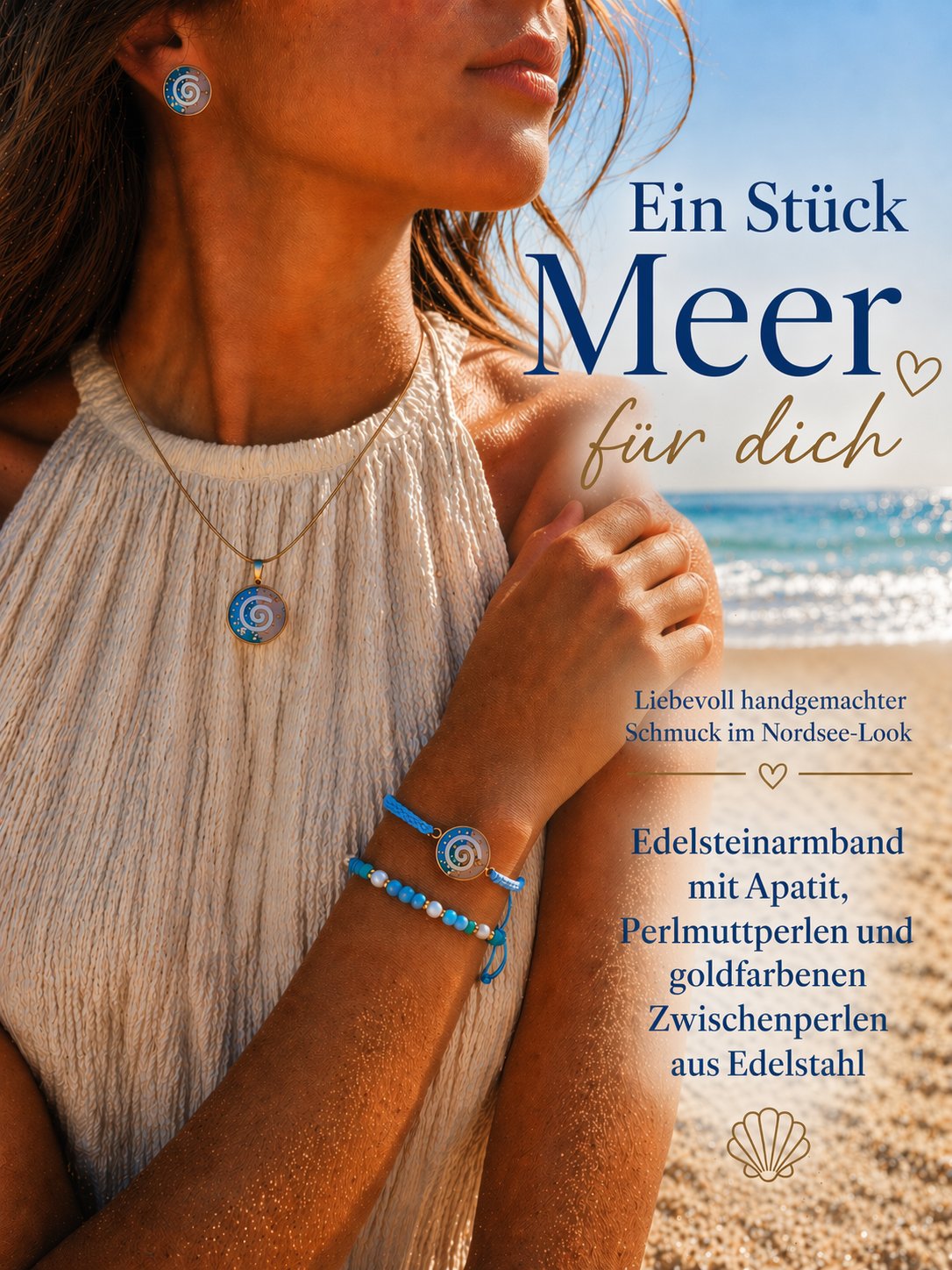 Schmuck mit Resin und Nordsee Sand