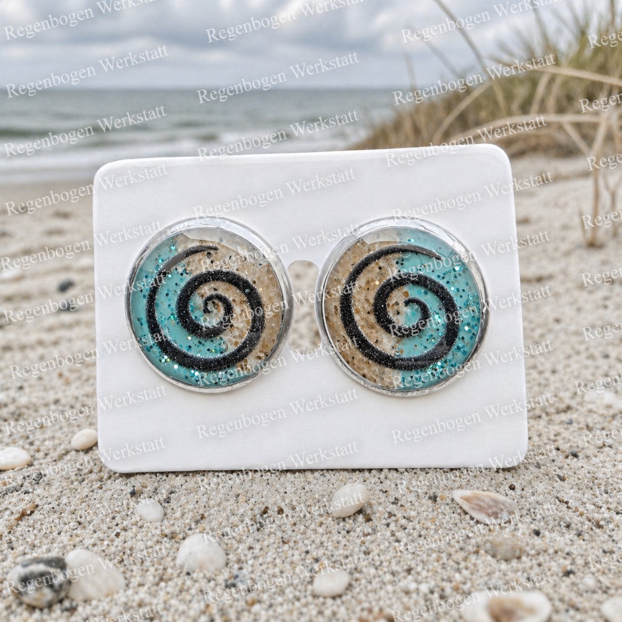 Schmuck mit Resin und Nordsee Sand