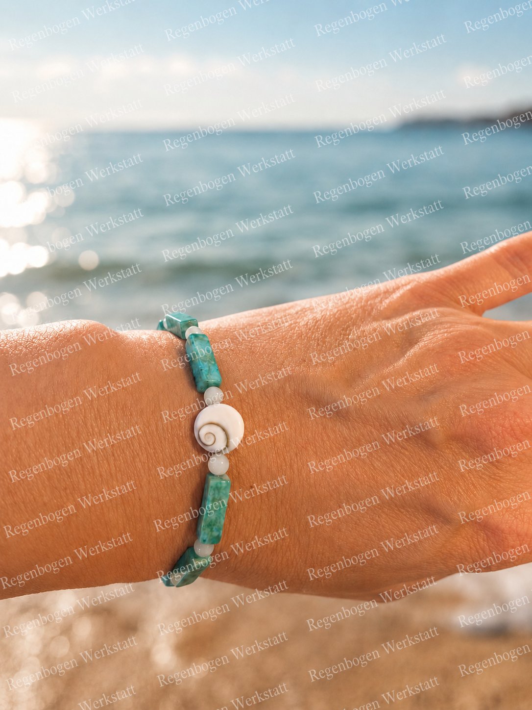 Edelstein und Resin Armbänder