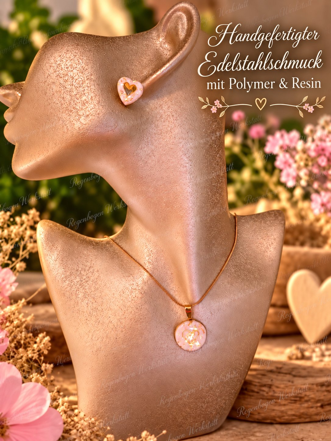 Schmuck mit Polymer und Resin